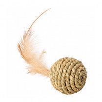 Spot Seagrass Ball W/Feathers