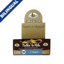 Nothin&#39; To Hide Beef Bagel 3&quot; Premium Dog Chew