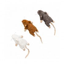Spot Big Mouse Bertha W/Catnip 7&quot; Asst