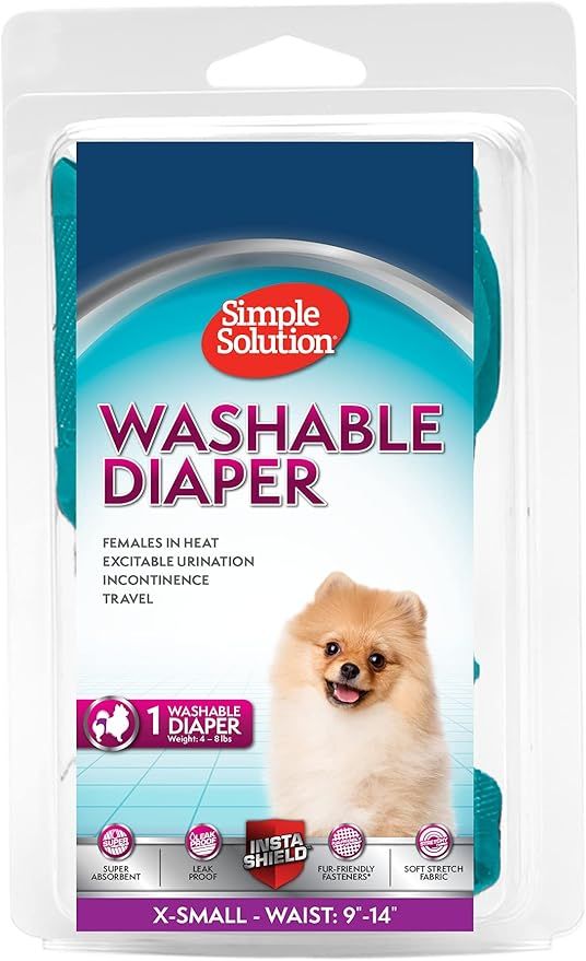 Simple Solution Washable Female Dog Diaper XSmall