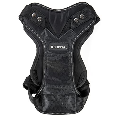 Sherpa Seatbelt Harness Black Medium