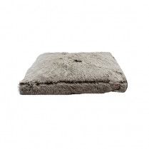 Ruff Love Faux Fur Rectangle Bed Non-Slip Bottom 36&quot; X 29&quot; Dog Bed