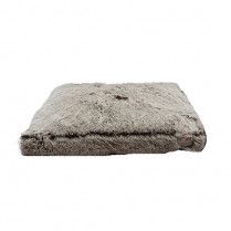 Ruff Love Faux Fur Rectangle Bed Non-Slip Bottom 44&quot; X 36&quot; Dog Bed