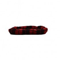 Ruff Love Crate Bed Bolster Style Buffalo Plaid 35&quot; X 22&quot; Dog Bed