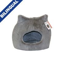Ruff Love Cozy Cat Bed Grey 19&quot; x 19&quot;