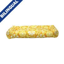 Ruff Love Bolster Cloud Bed Flower Power 35&quot; x 46&quot; Dog Bed
