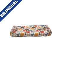 Ruff Love Bolster Cloud Bed Cobblestone 18&quot; x 26&quot; Dog Bed