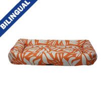 Ruff Love Bolster Cloud Bed Abstract Floral 35&quot; x 46&quot; Dog Bed