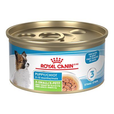 Royal Canin Size Health Nutrition Extra Small Puppy Thin Slices in Gravy 3oz