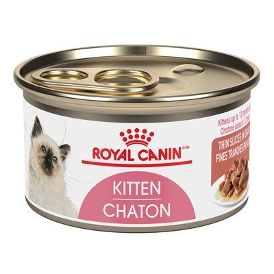 Royal Canin Feline Health Nutrition Kitten Thin Slices in Gravy 3oz