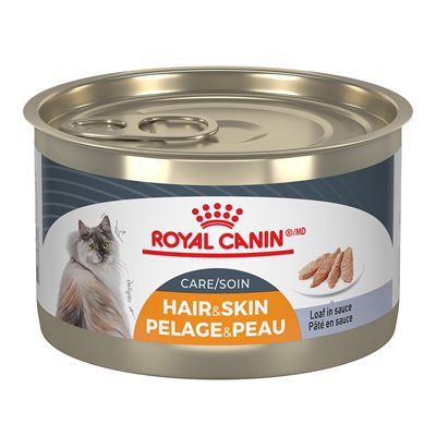Royal Canin Feline Care Nutrition Hair &amp; Skin Care Loaf in Sauce Cat 5.1oz