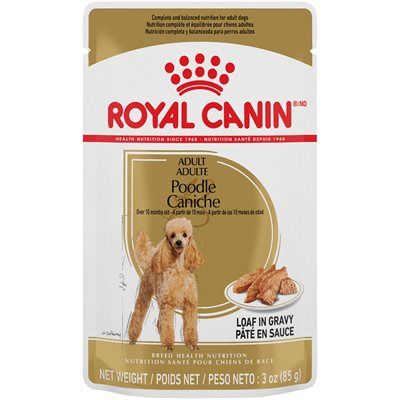 Royal Canin Breed Health Nutrition Poodle Loaf in Gravy Dog 3oz