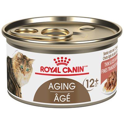 Royal Canin Feline Health Nutrition Aging 12+ Thin Slices in Gravy Cat 3 Oz