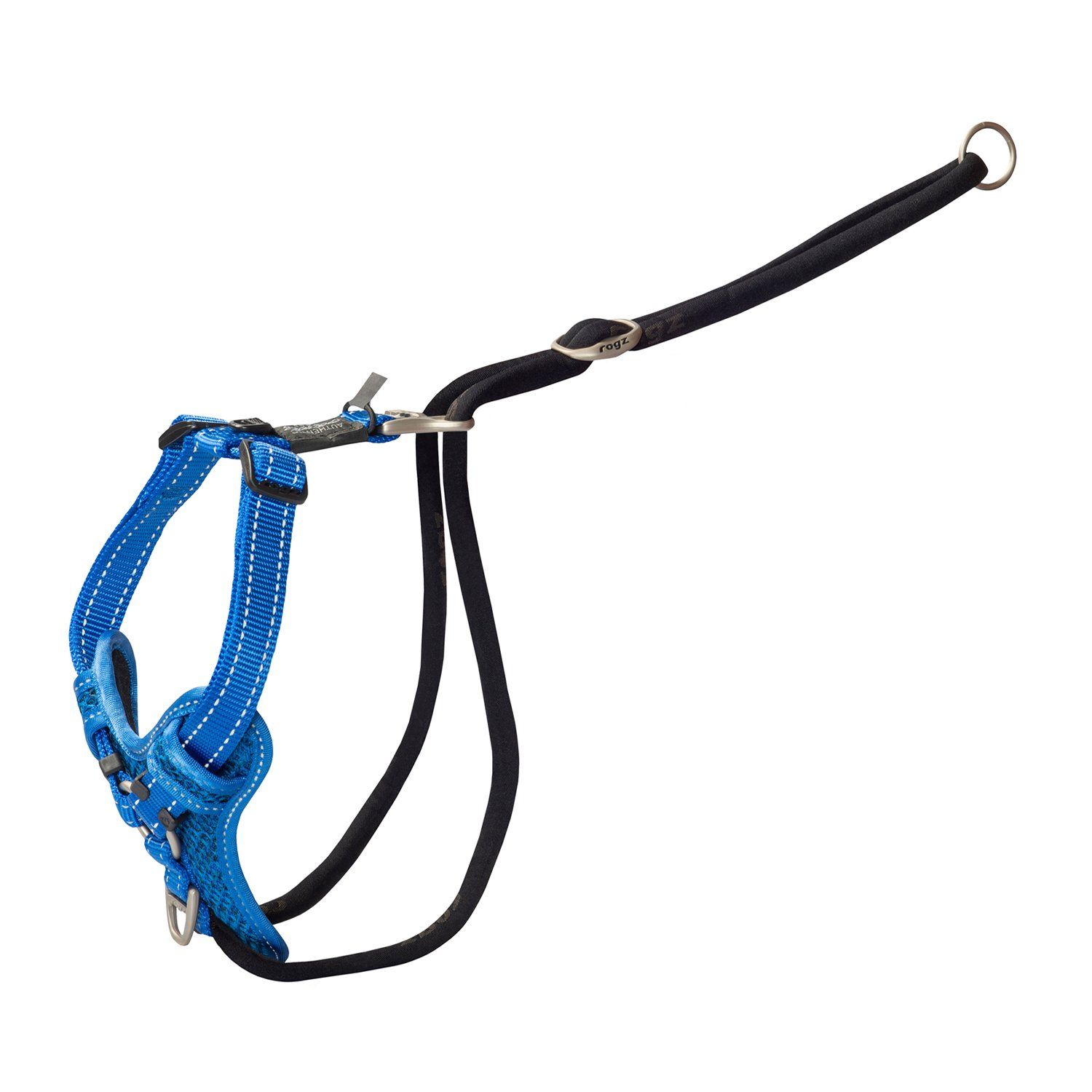 Rogz Stop Pull Harness Large Blue 45-75cm