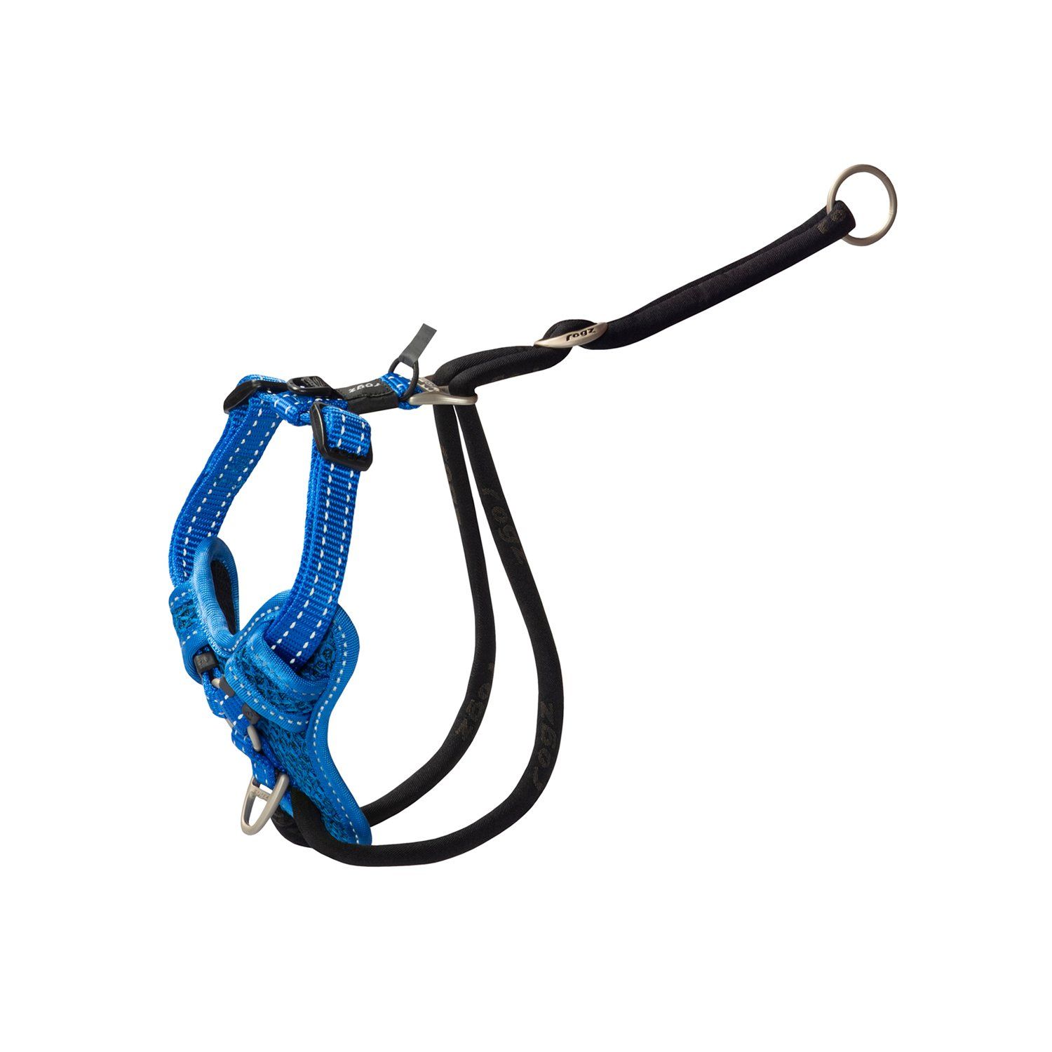 Rogz Stop Pull Harness Medium Blue 32-52cm