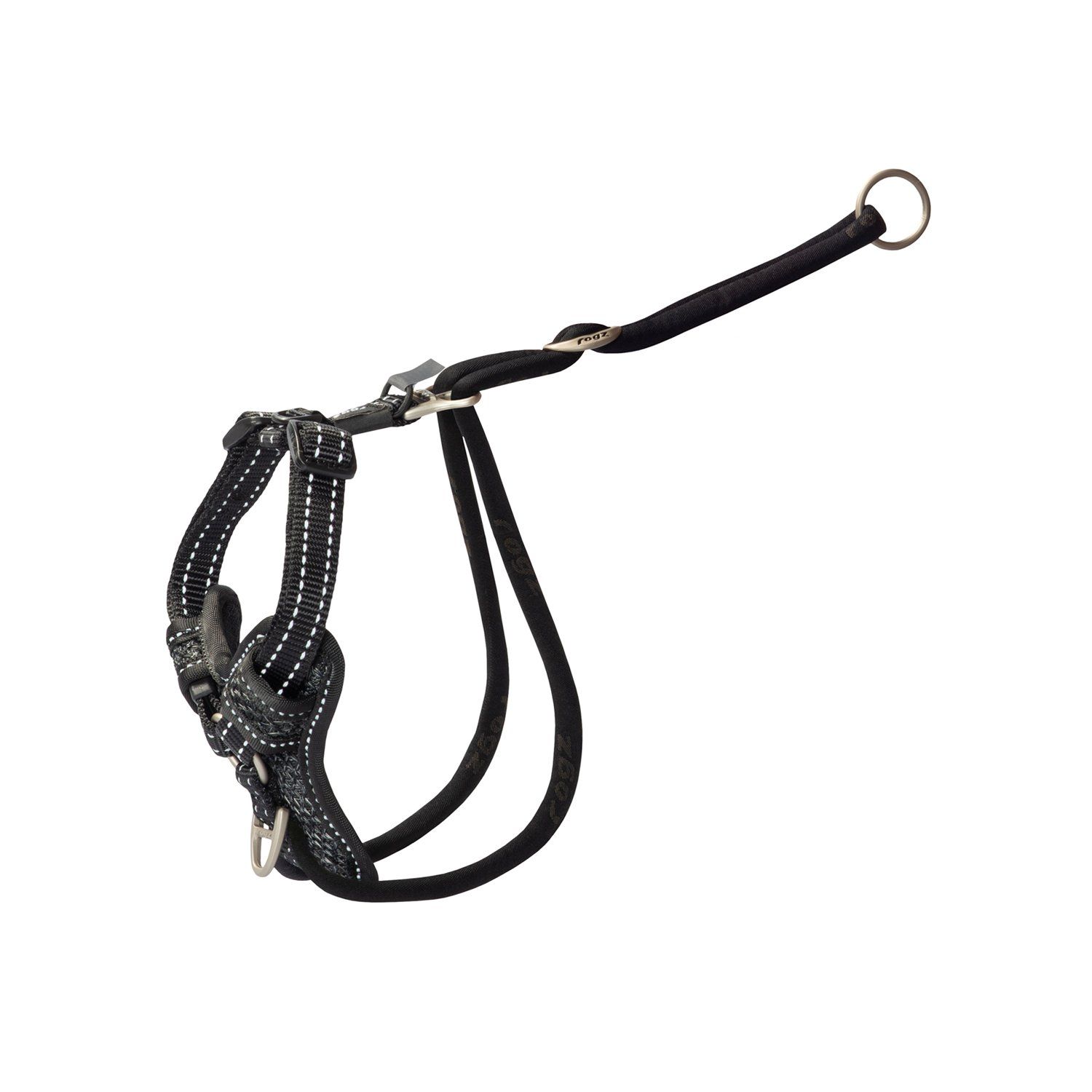 Rogz Stop Pull Harness Medium Black 32-52cm