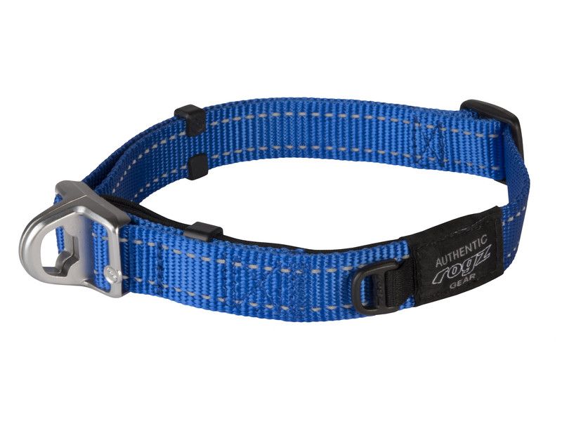 Rogz Safety Collar Large Blue