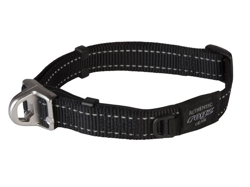 Rogz Safety Collar Large Black