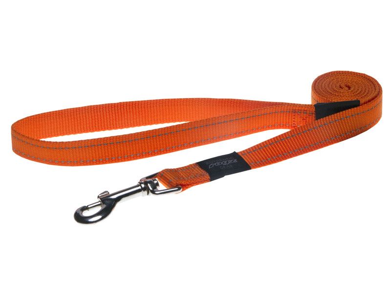 Rogz Classic Lead X-Large Orange Reflective