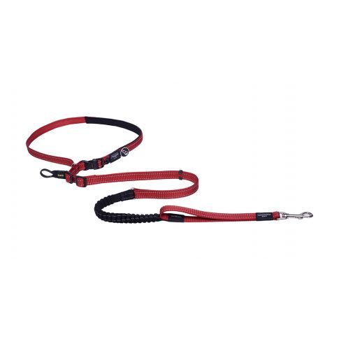 Rogz Handsfree Lead Large Red