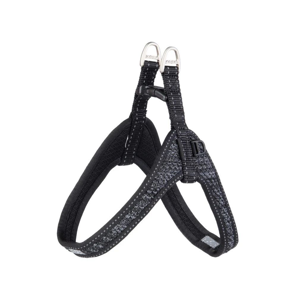 Rogz Fast-Fit Harness Xx-Small Yellow Reflective