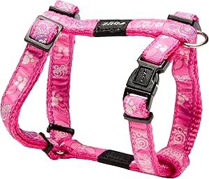 Rogz Fancy Dress Harness Pink Paw Large