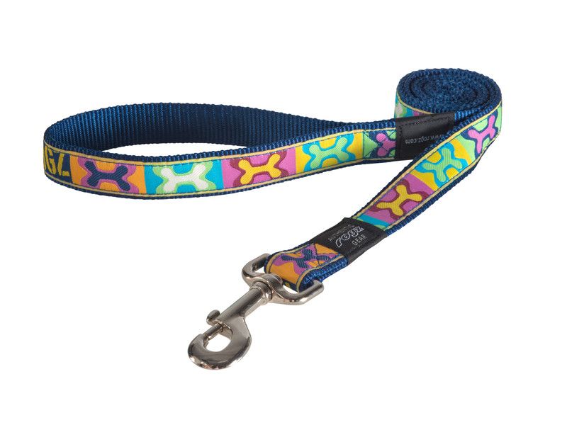 Rogz Fancy Dress Lead Pop Art Navy Xlarge