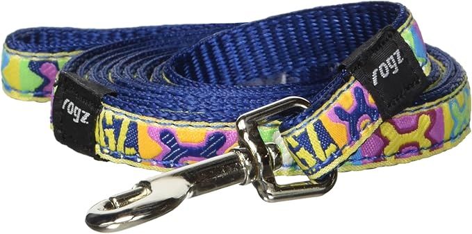 Rogz Fancy Dress Lead Pop Art Navy Small