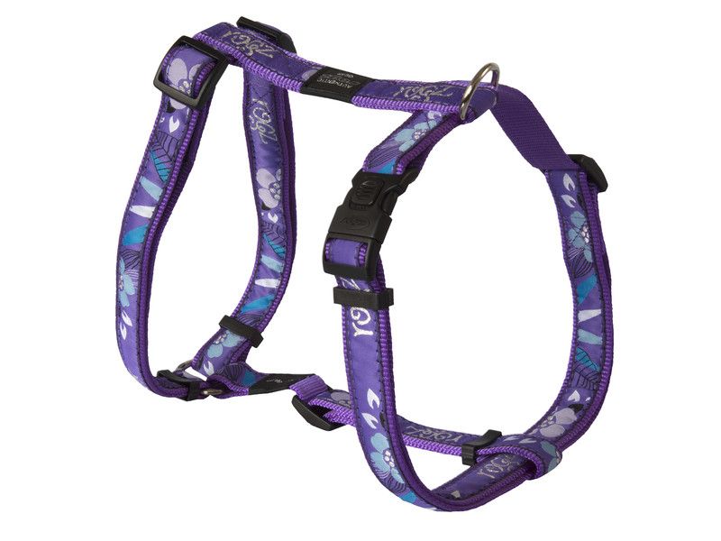 Rogz Fancy Dress Harness Purple Forest Large