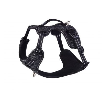 Rogz Explore Padded Harness X-Large Black Reflective