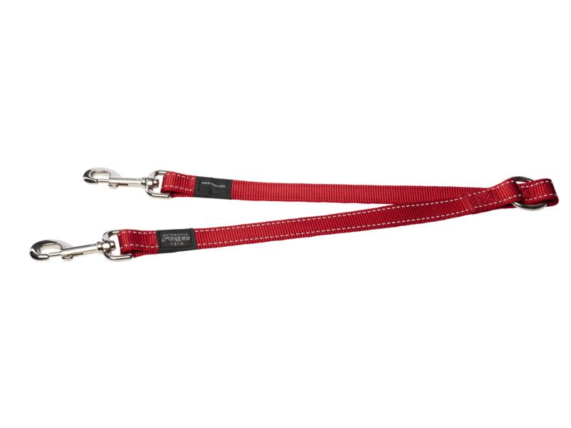 Rogz Double Split Lead Large Red