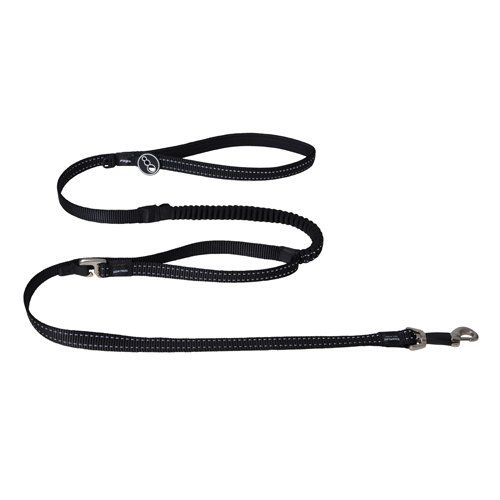 Rogz Control Shock Absorbing Bungee Lead Medium Black