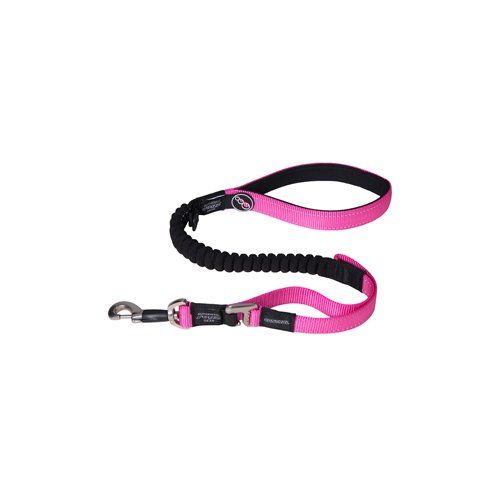 Rogz Control Shock Absorbing Bungee Lead Xlarge Short Pink