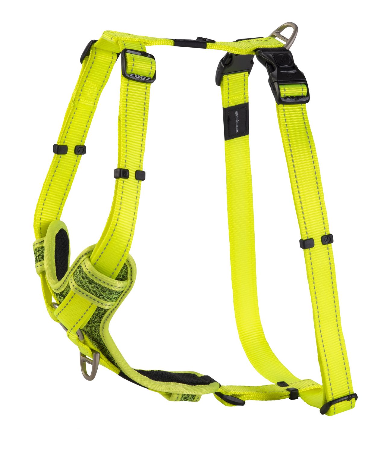 Rogz Control Harness Padded Xlg Ye