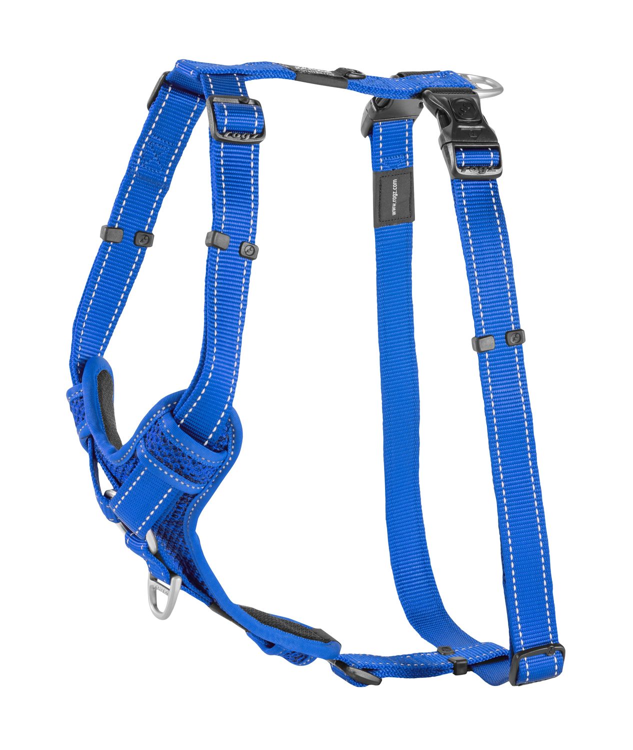Rogz Control Harness Padded Xlg Bl