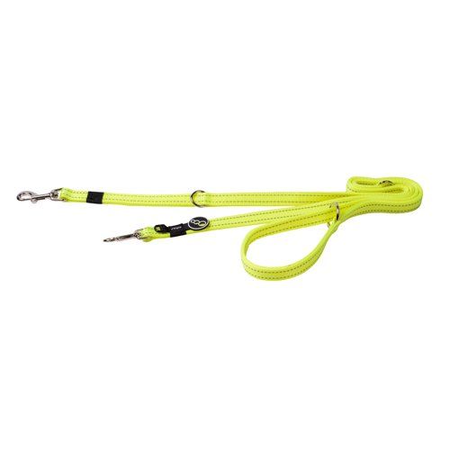 Rogz Classic Lead Medium Yellow Reflective