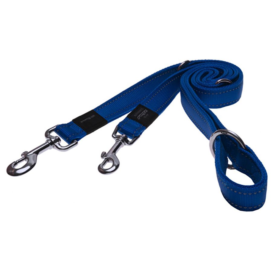 Rogz Classic Lead Xlarge Blue Reflective