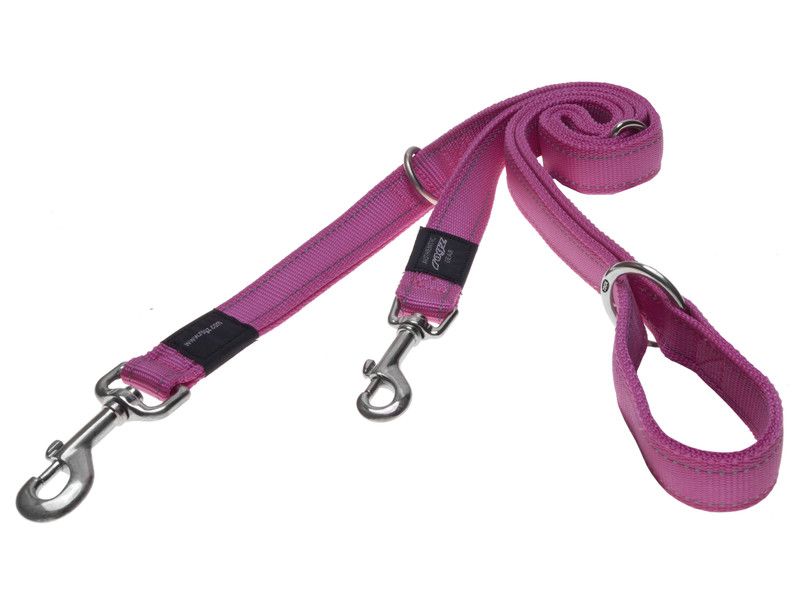 Rogz Classic Lead Medium Pink Reflective