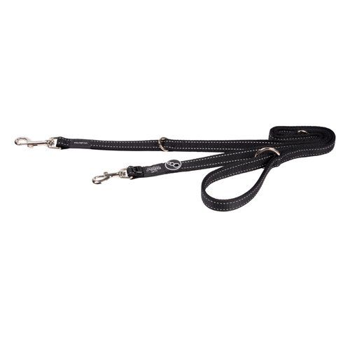 Rogz Classic Lead Large Black Reflective