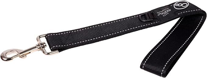 Rogz Classic Lead Black Reflective Xxlarge (1.6Ft)