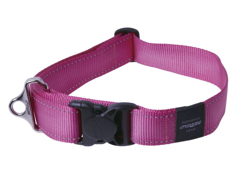Rogz Classic Collar Xx-Large Pink Reflective