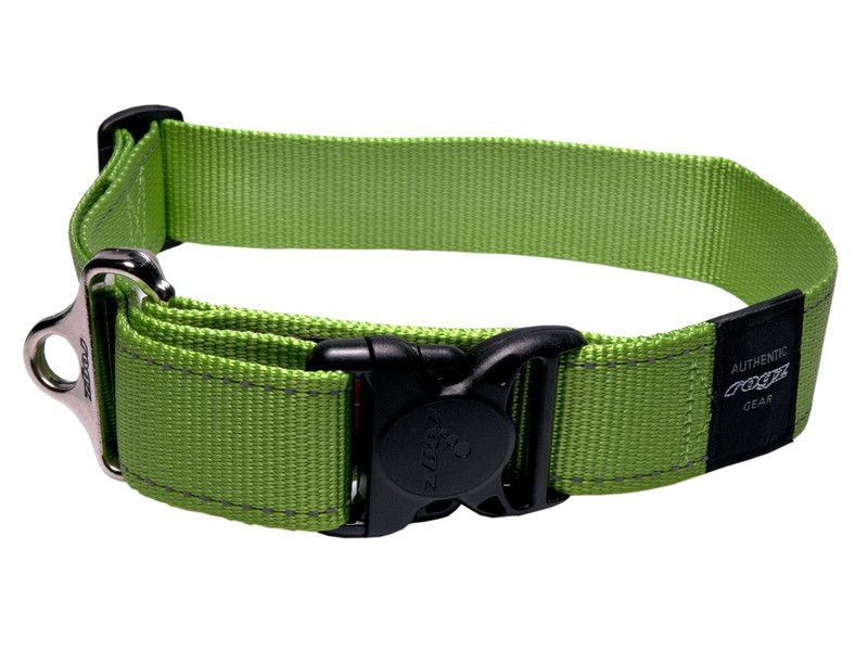 Rogz Classic Collar Xx-Large Lime Reflective