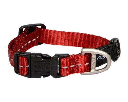 Rogz Classic Collar X-Small Red Reflective