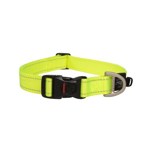 Rogz Classic Collar X-Large Yellow Reflective