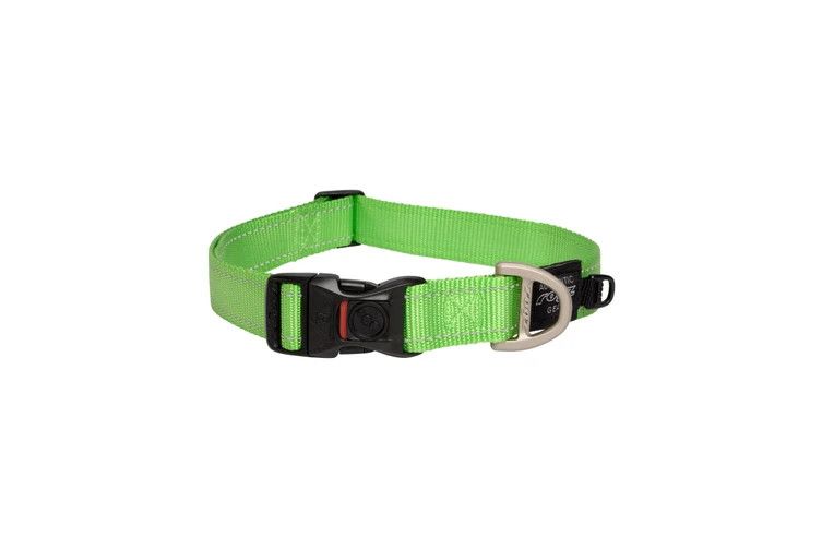 Rogz Classic Collar X-Large Lime Reflective