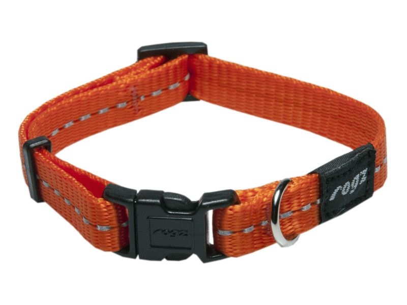 Rogz Classic Collar X-Small Orange Reflective