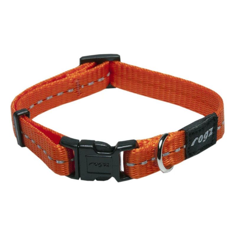 Rogz Classic Collar Small Orange Reflective