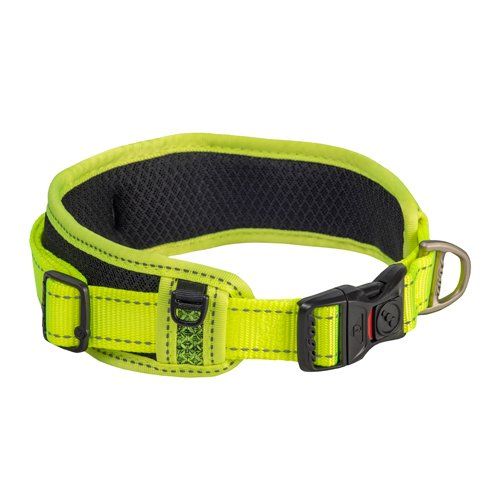 Rogz Classic Collar Padded X-Large Yellow Reflective