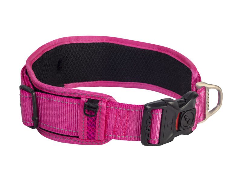 Rogz Classic Collar Padded Xx-Large Pink Reflective