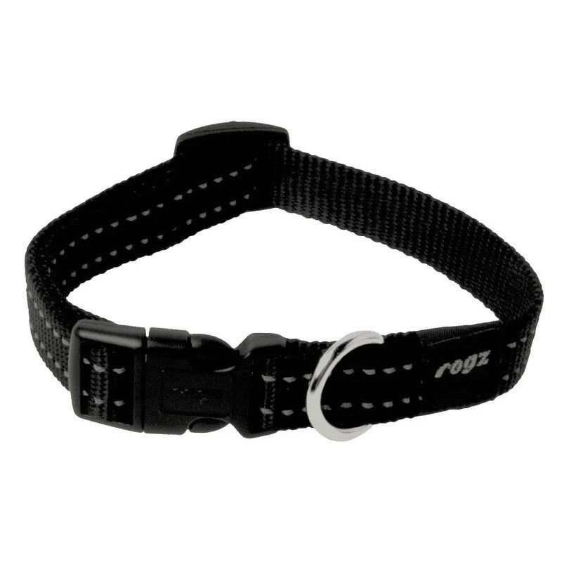 Rogz Classic Collar Small Black Reflective